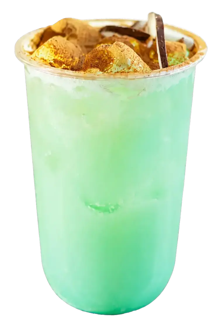 Blue Tropic coconut and pineapple summer drink