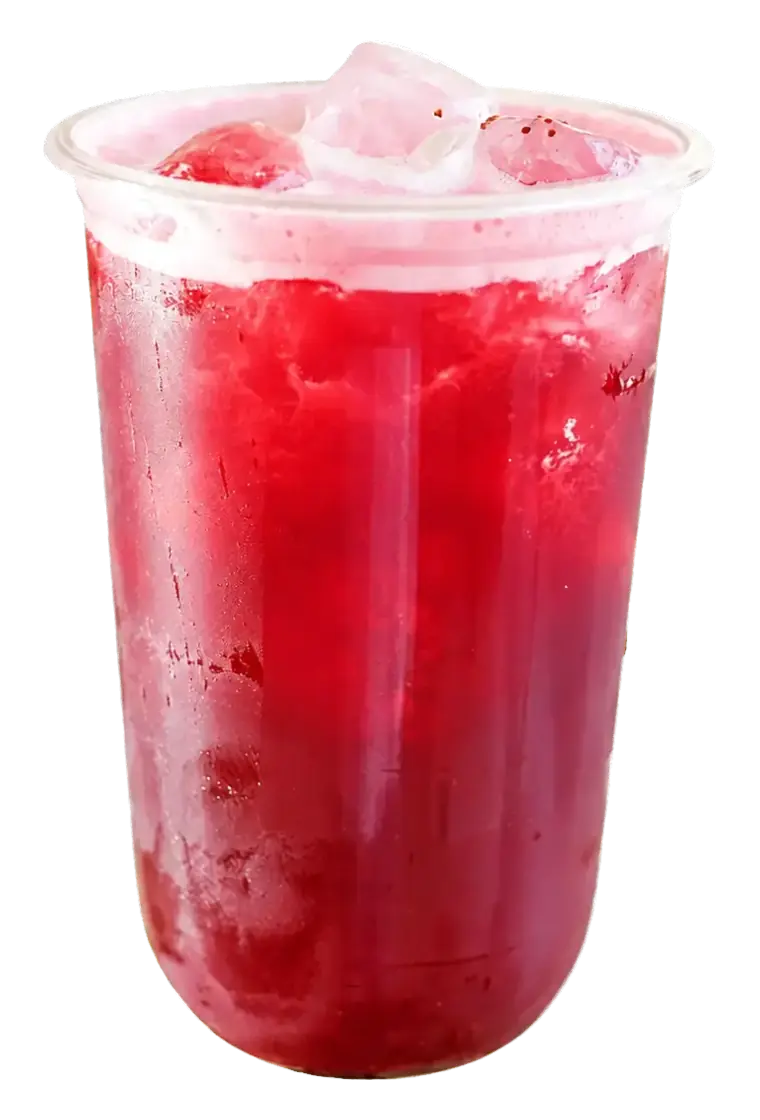Cold Berry hibiscus iced tea